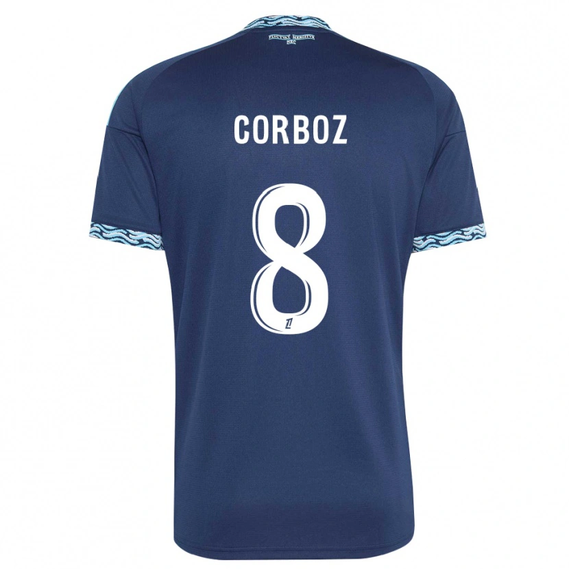 Danxen Herren Daphné Corboz #8 Stahlblau Weiß Heimtrikot Trikot 2026/27 T-Shirt Österreich