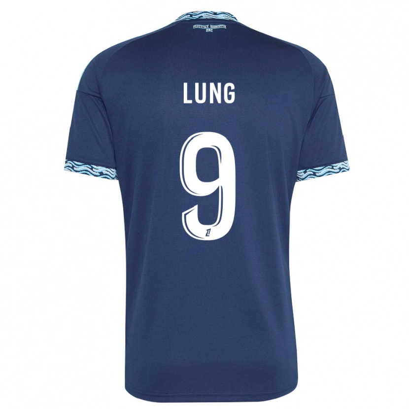 Danxen Herren Nelson Lung #9 Stahlblau Weiß Heimtrikot Trikot 2026/27 T-Shirt Österreich
