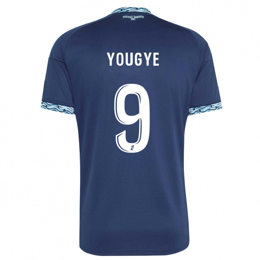Danxen Herren Joshua Yougye #9 Stahlblau Weiß Heimtrikot Trikot 2026/27 T-Shirt Österreich
