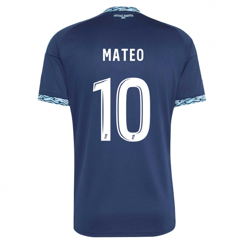 Danxen Herren Clara Mateo #10 Stahlblau Weiß Heimtrikot Trikot 2026/27 T-Shirt Österreich