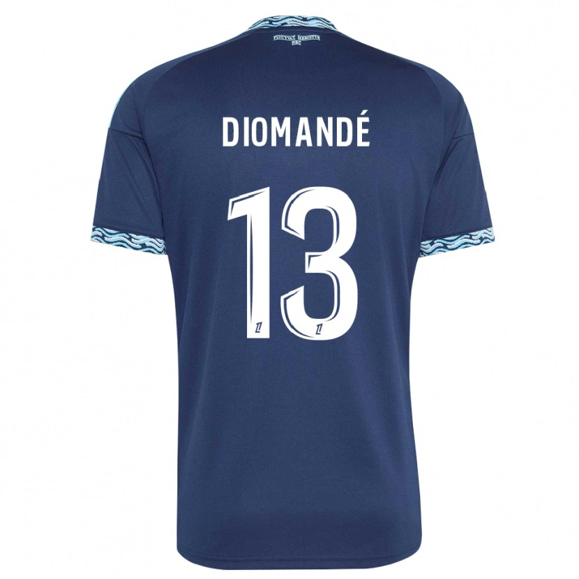 Danxen Herren Vassancy Diomandé #13 Stahlblau Weiß Heimtrikot Trikot 2026/27 T-Shirt Österreich