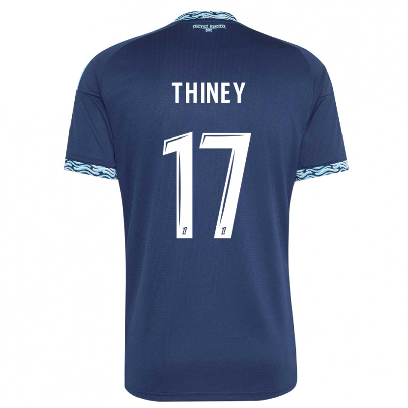 Danxen Herren Gaëtane Thiney #17 Stahlblau Weiß Heimtrikot Trikot 2026/27 T-Shirt Österreich