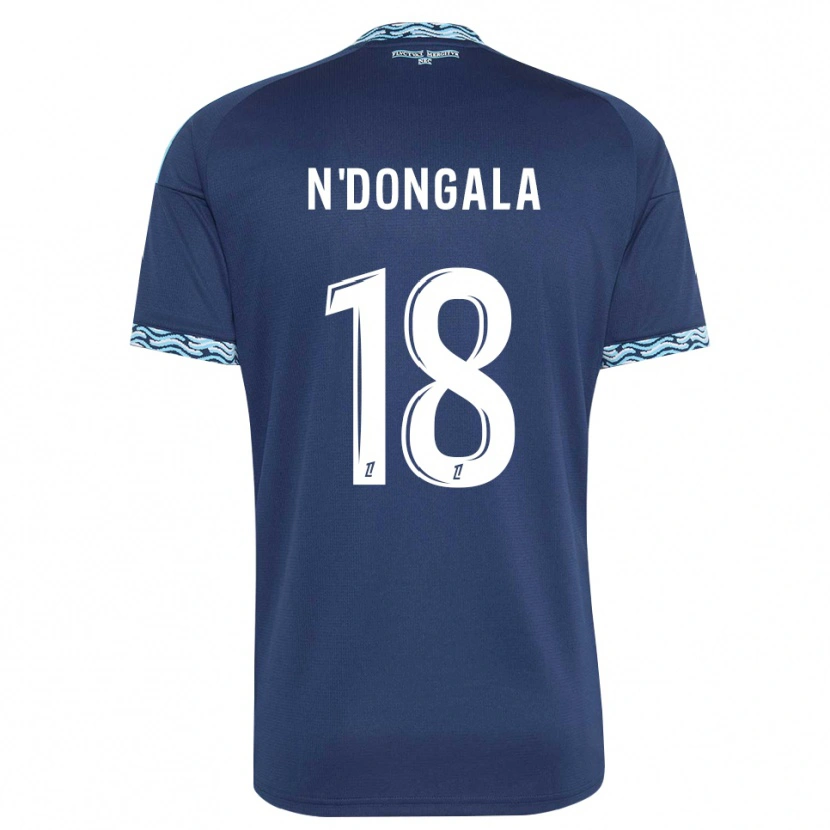 Danxen Herren Melween N'dongala #18 Stahlblau Weiß Heimtrikot Trikot 2026/27 T-Shirt Österreich