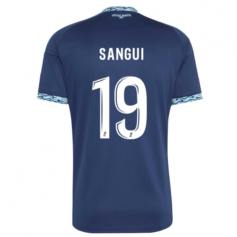 Danxen Herren Nhoa Sangui #19 Stahlblau Weiß Heimtrikot Trikot 2026/27 T-Shirt Österreich