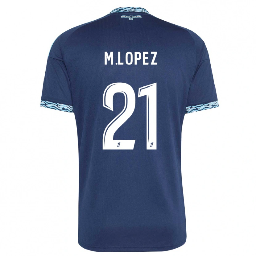 Danxen Herren Maxime Lopez #21 Stahlblau Weiß Heimtrikot Trikot 2026/27 T-Shirt Österreich