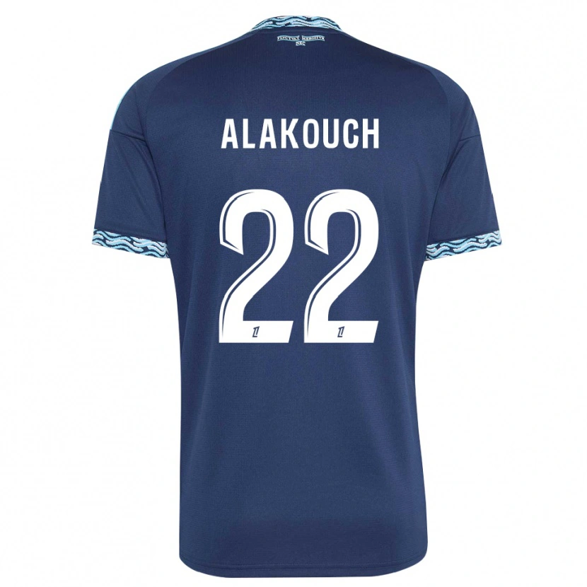 Danxen Herren Sofiane Alakouch #22 Stahlblau Weiß Heimtrikot Trikot 2026/27 T-Shirt Österreich
