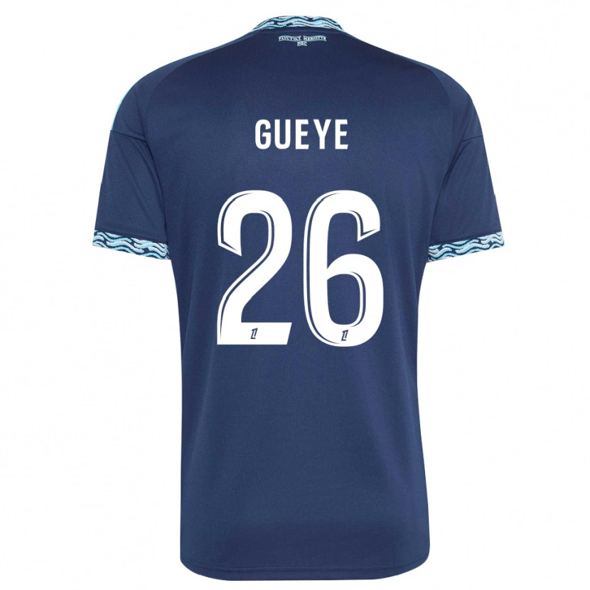Danxen Herren Lamine Gueye #26 Stahlblau Weiß Heimtrikot Trikot 2026/27 T-Shirt Österreich
