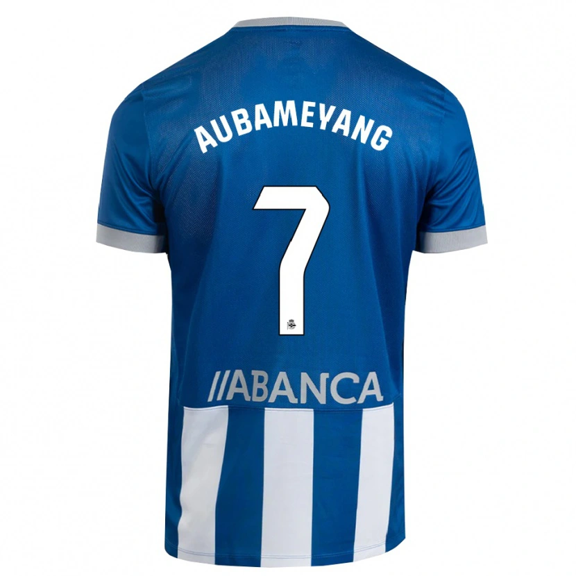 Danxen Herren Pierre-Emerick Aubameyang #7 Blau Grau Weiß Heimtrikot Trikot 2026/27 T-Shirt Österreich