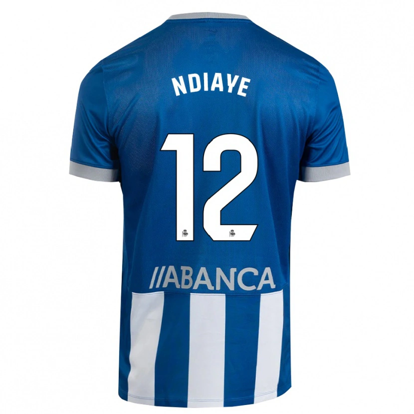 Danxen Herren Malick Ndiaye #12 Blau Grau Weiß Heimtrikot Trikot 2026/27 T-Shirt Österreich