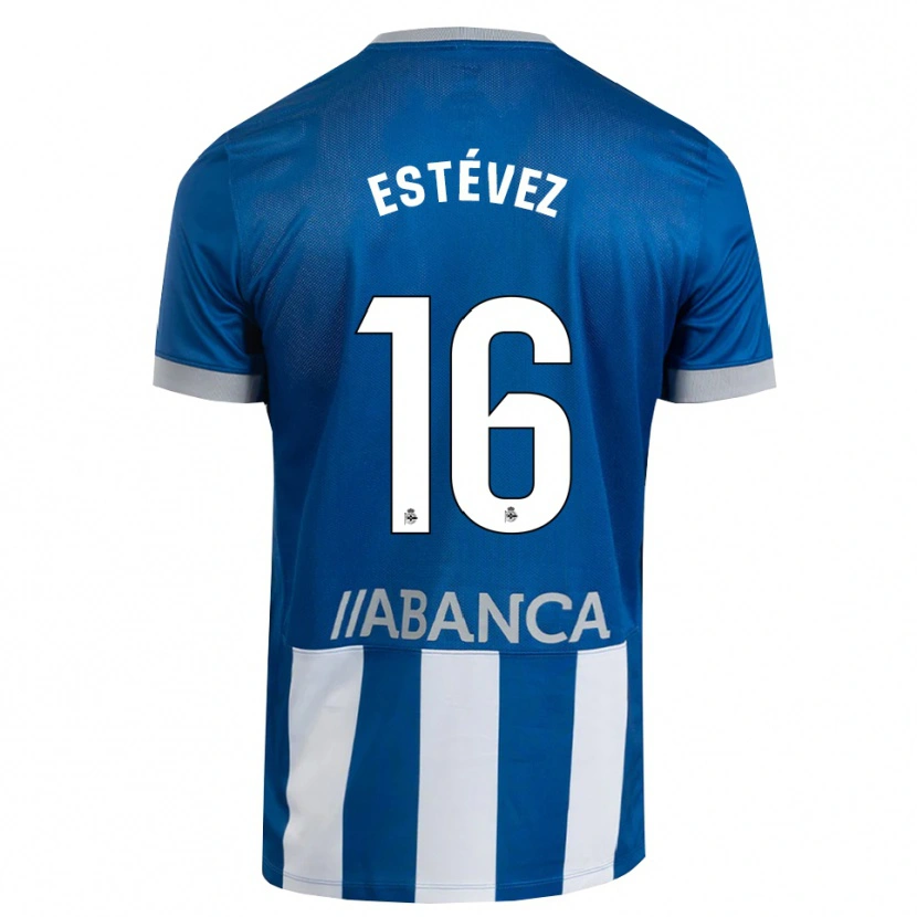 Danxen Herren Dani Estévez #16 Blau Grau Weiß Heimtrikot Trikot 2026/27 T-Shirt Österreich