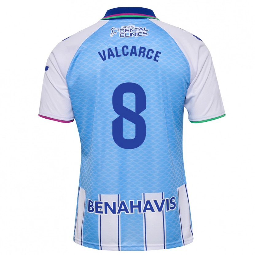 Danxen Herren Alejandro Valcarce #8 Tief Himmelblau Weiß Heimtrikot Trikot 2026/27 T-Shirt Österreich