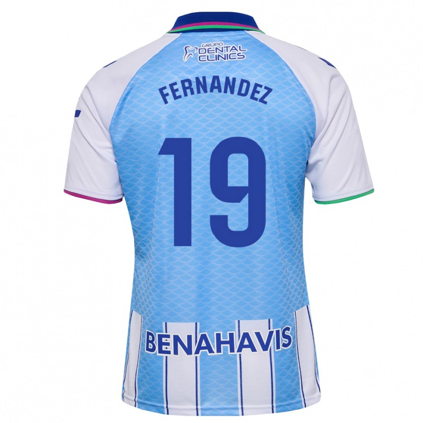 Danxen Herren Raúl Fernández #19 Tief Himmelblau Weiß Heimtrikot Trikot 2026/27 T-Shirt Österreich