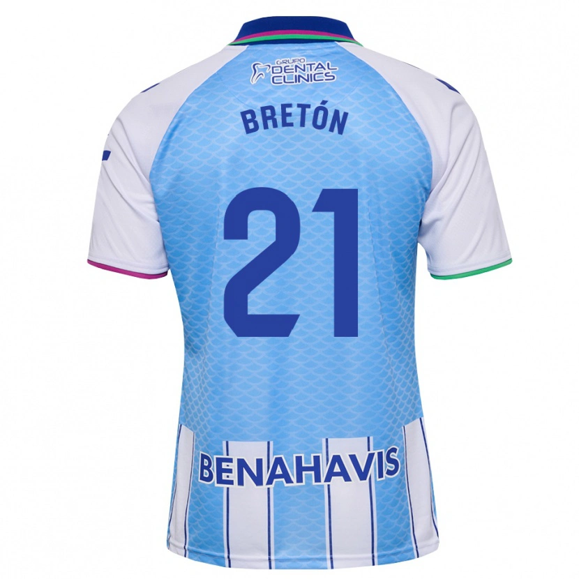 Danxen Herren Lucas Bretón #21 Tief Himmelblau Weiß Heimtrikot Trikot 2026/27 T-Shirt Österreich