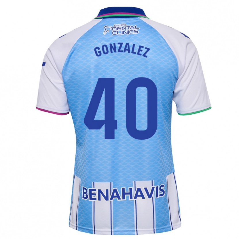 Danxen Herren Carol González #40 Tief Himmelblau Weiß Heimtrikot Trikot 2026/27 T-Shirt Österreich