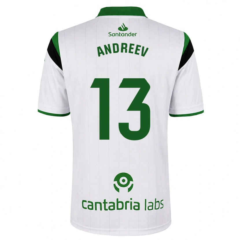 Danxen Herren Plamen Andreev #13 Weißgrün Schwarz Heimtrikot Trikot 2026/27 T-Shirt Österreich