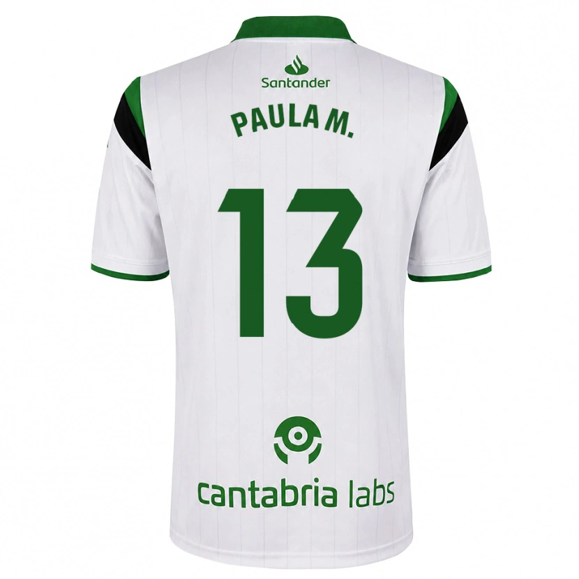 Danxen Herren Paula Muñoz Álvarez #13 Weißgrün Schwarz Heimtrikot Trikot 2026/27 T-Shirt Österreich