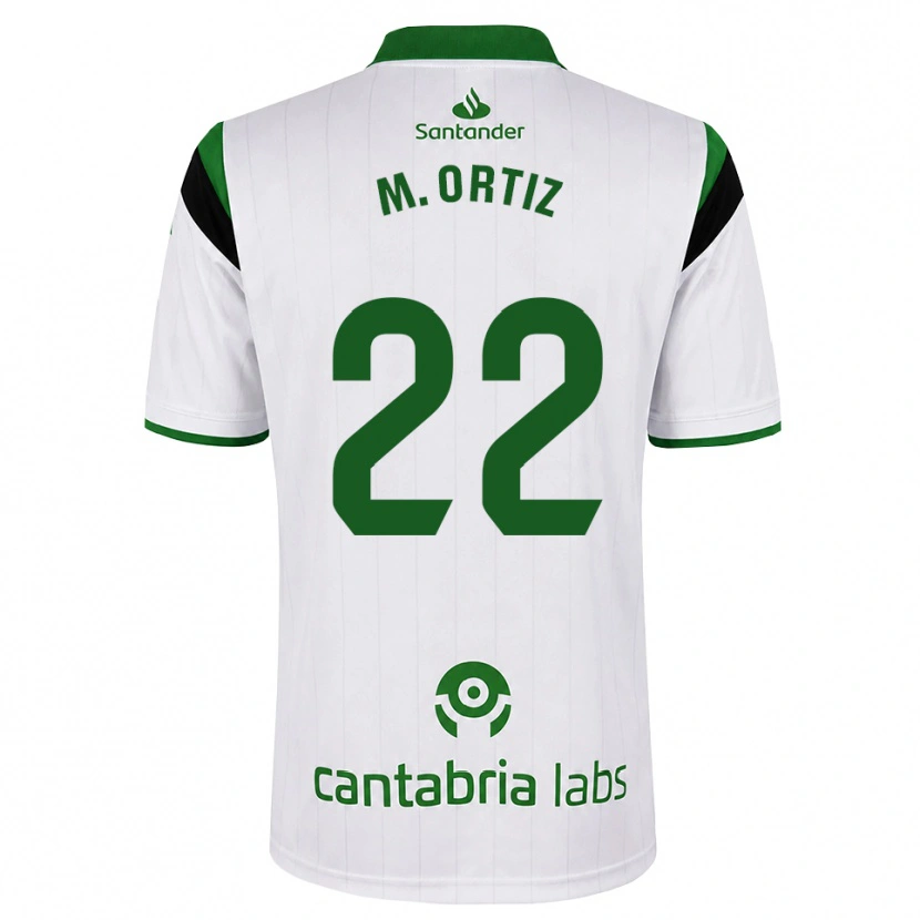 Danxen Herren María Ortiz Heras #22 Weißgrün Schwarz Heimtrikot Trikot 2026/27 T-Shirt Österreich