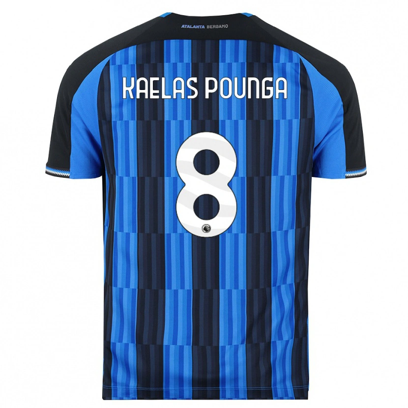 Danxen Herren Digne Kaelas Pounga #8 Blau Schwarz Rot Heimtrikot Trikot 2026/27 T-Shirt Österreich