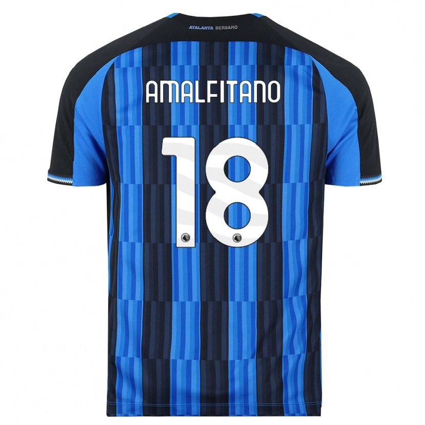 Danxen Herren Nicolò Amalfitano #18 Blau Schwarz Rot Heimtrikot Trikot 2026/27 T-Shirt Österreich