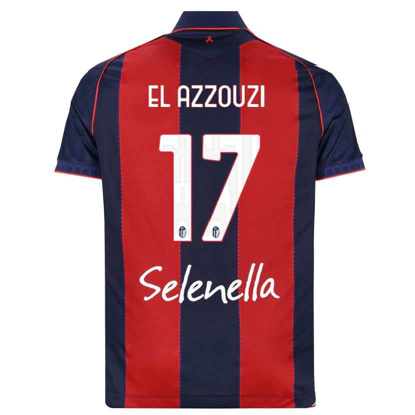 Danxen Herren Oussama El Azzouzi #17 Königsblau Rot Weiß Heimtrikot Trikot 2026/27 T-Shirt Österreich