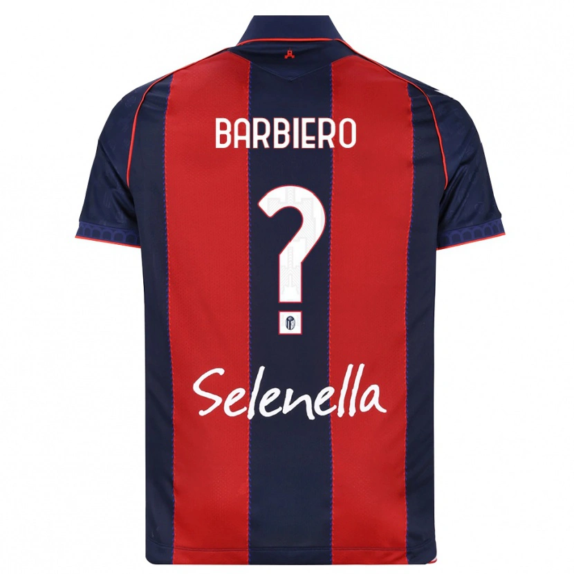 Danxen Herren Andrea Barbiero #0 Königsblau Rot Weiß Heimtrikot Trikot 2026/27 T-Shirt Österreich