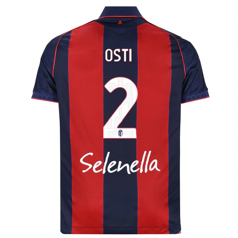 Danxen Herren Gabriele Osti #2 Königsblau Rot Weiß Heimtrikot Trikot 2026/27 T-Shirt Österreich
