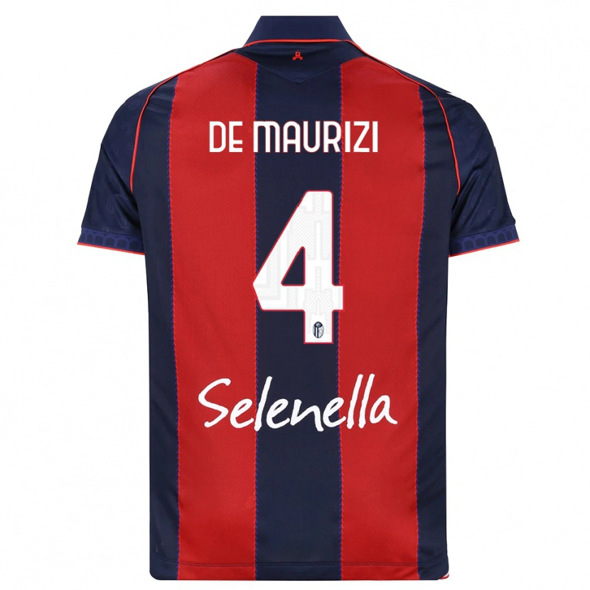 Danxen Herren Alessandro De Maurizi #4 Königsblau Rot Weiß Heimtrikot Trikot 2026/27 T-Shirt Österreich