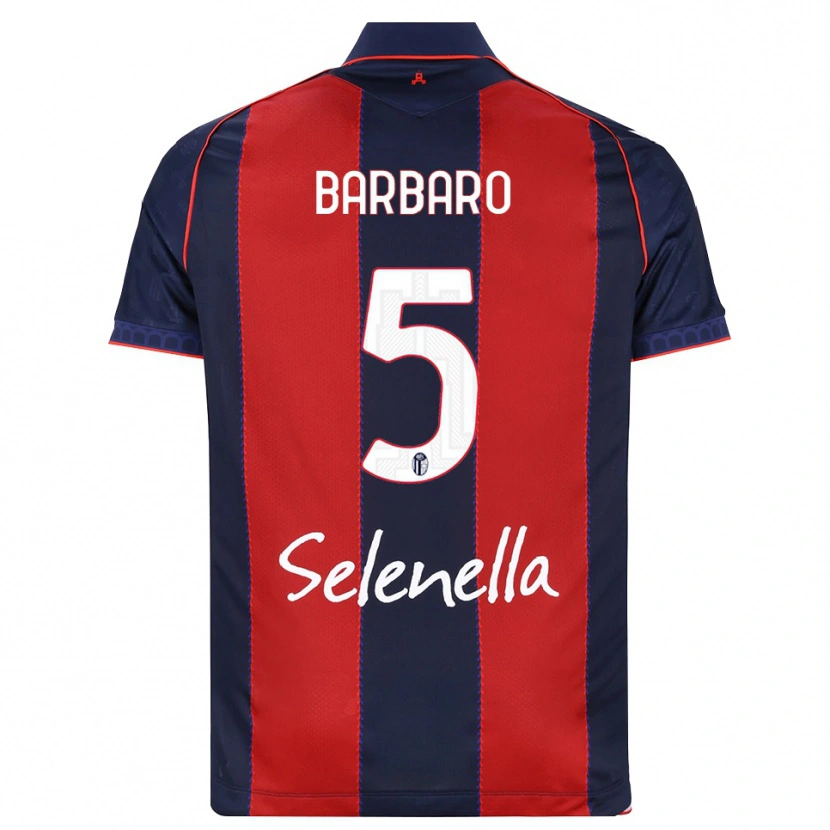 Danxen Herren Elia Barbaro #5 Königsblau Rot Weiß Heimtrikot Trikot 2026/27 T-Shirt Österreich