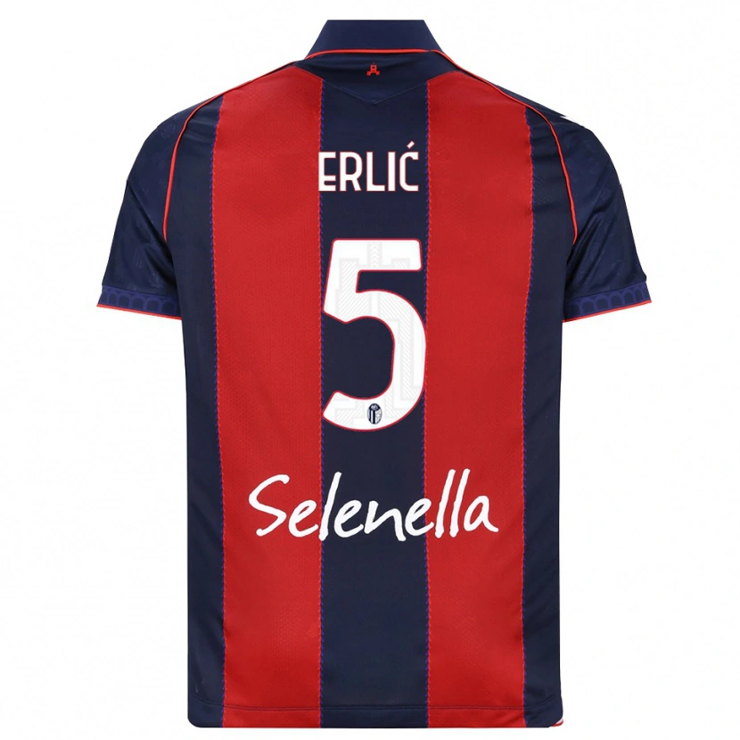 Danxen Herren Martin Erlić #5 Königsblau Rot Weiß Heimtrikot Trikot 2026/27 T-Shirt Österreich