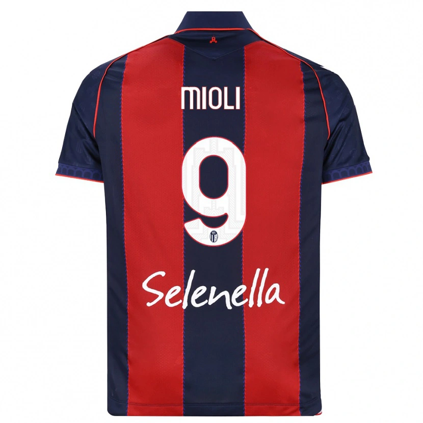 Danxen Herren Mattia Mioli #9 Königsblau Rot Weiß Heimtrikot Trikot 2026/27 T-Shirt Österreich