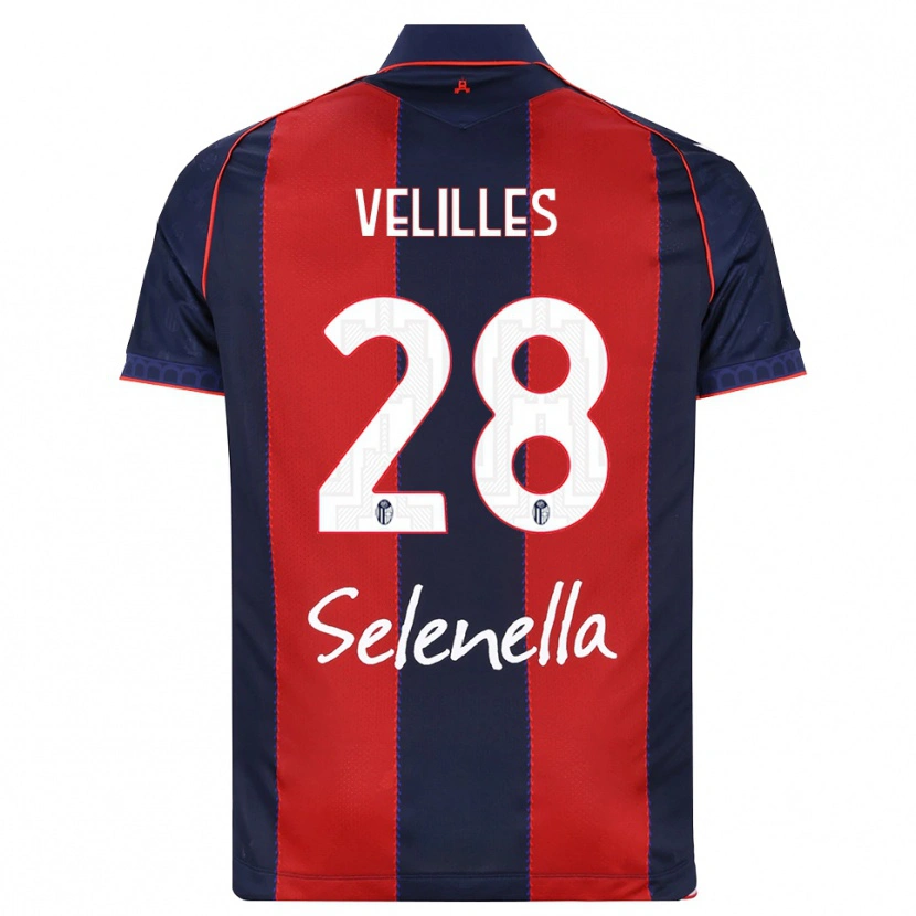 Danxen Herren Aarón Velilles #28 Königsblau Rot Weiß Heimtrikot Trikot 2026/27 T-Shirt Österreich