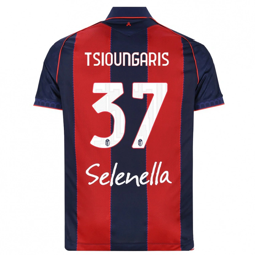 Danxen Herren Theodoros Tsioungaris #37 Königsblau Rot Weiß Heimtrikot Trikot 2026/27 T-Shirt Österreich