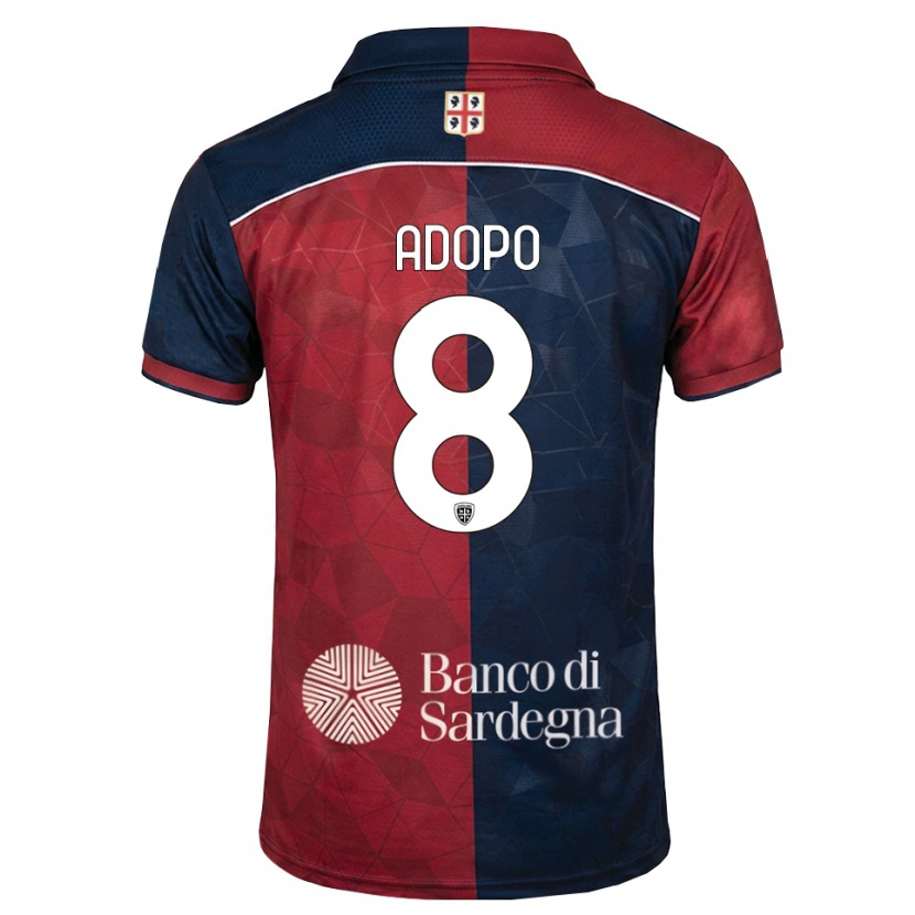 Danxen Herren Michel Adopo #8 Burgund Rot Königsblau Heimtrikot Trikot 2026/27 T-Shirt Österreich