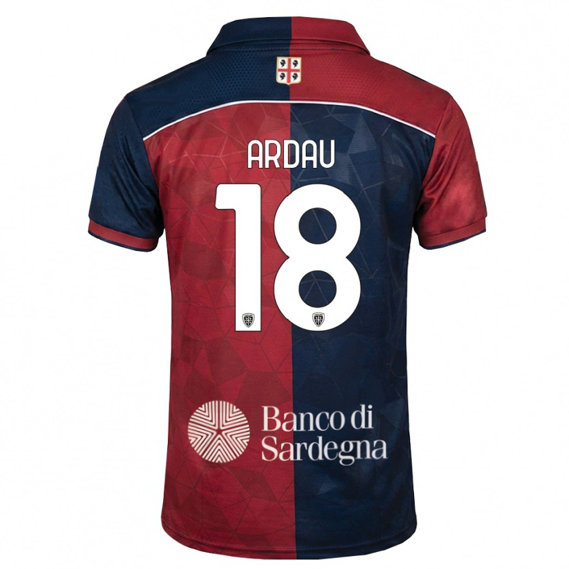 Danxen Herren Samuel Ardau #18 Burgund Rot Königsblau Heimtrikot Trikot 2026/27 T-Shirt Österreich