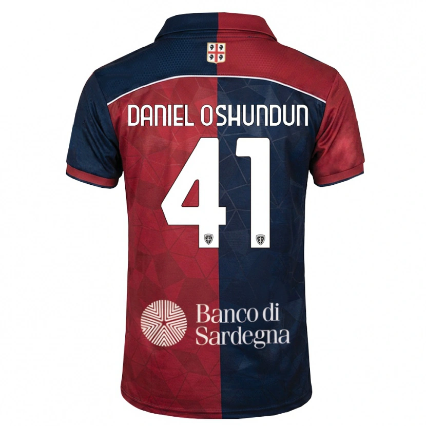 Danxen Herren Olasunkanmi Daniel Oshundun #41 Burgund Rot Königsblau Heimtrikot Trikot 2026/27 T-Shirt Österreich