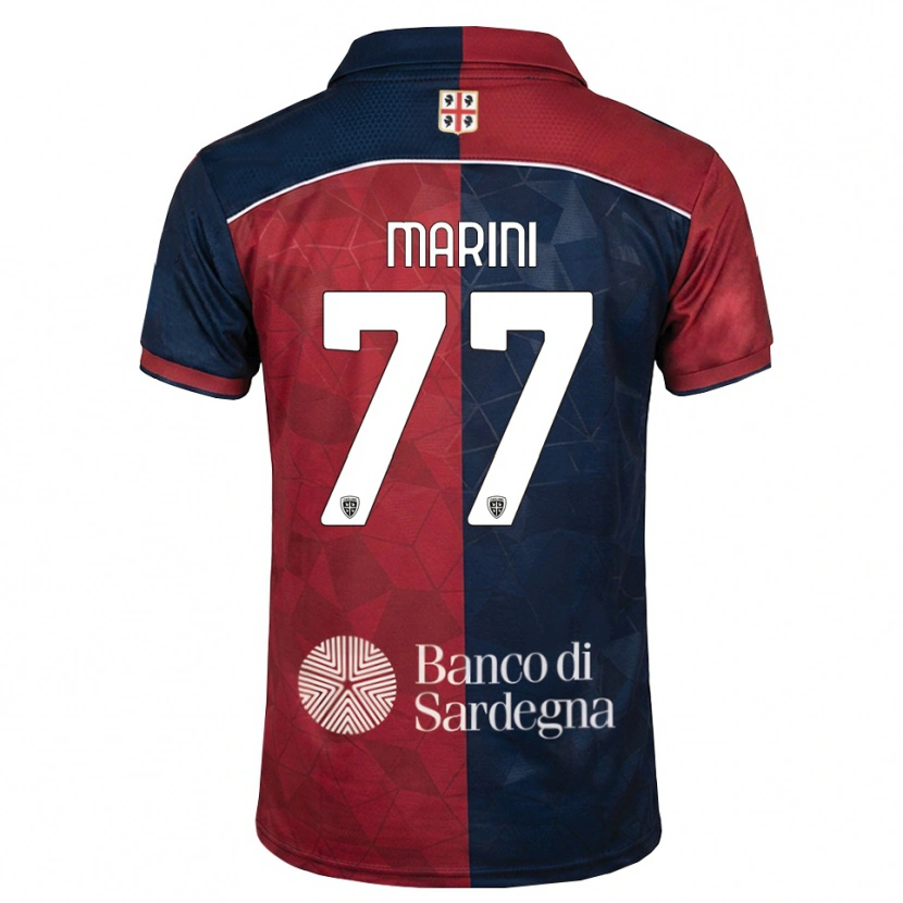 Danxen Herren Matteo Marini #77 Burgund Rot Königsblau Heimtrikot Trikot 2026/27 T-Shirt Österreich