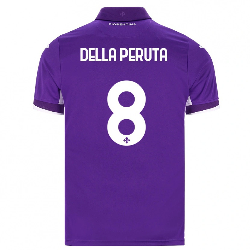Danxen Herren Victoria Della Peruta #8 Lila Weiß Pink Heimtrikot Trikot 2026/27 T-Shirt Österreich