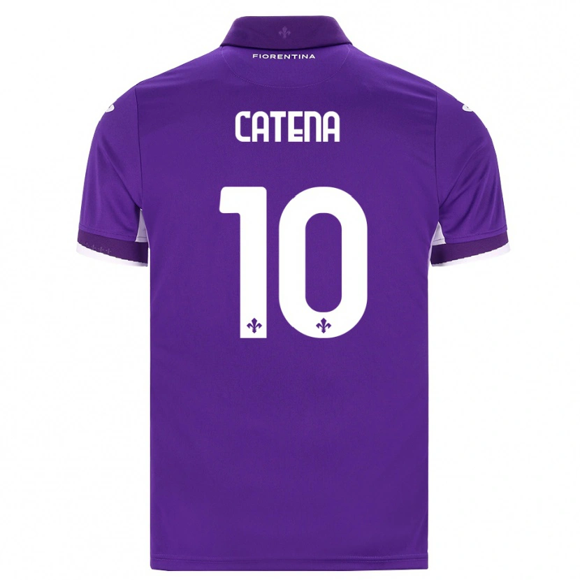 Danxen Herren Michaela Catena #10 Lila Weiß Pink Heimtrikot Trikot 2026/27 T-Shirt Österreich