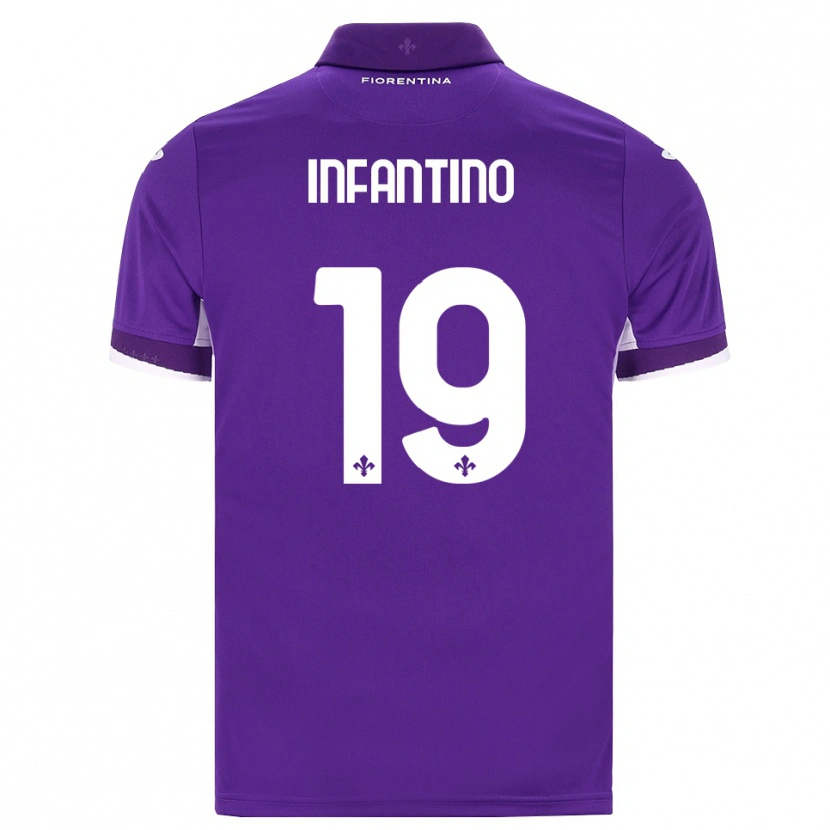 Danxen Herren Gino Infantino #19 Lila Weiß Pink Heimtrikot Trikot 2026/27 T-Shirt Österreich