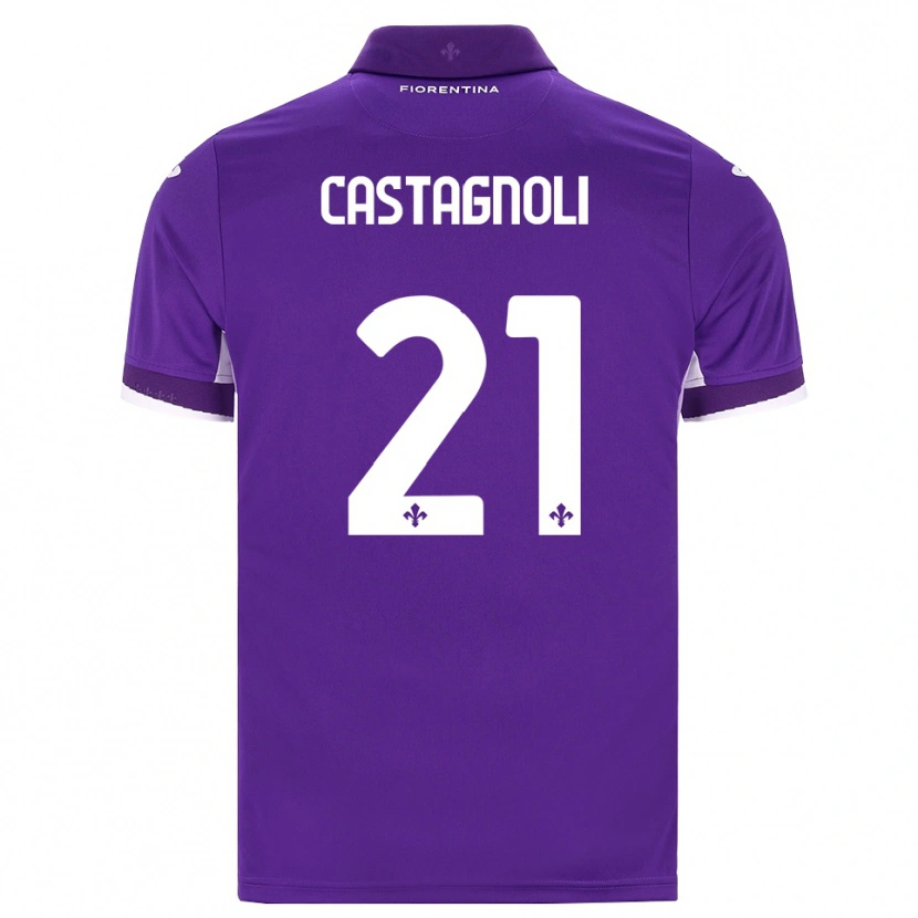 Danxen Herren Filippo Castagnoli #21 Lila Weiß Pink Heimtrikot Trikot 2026/27 T-Shirt Österreich
