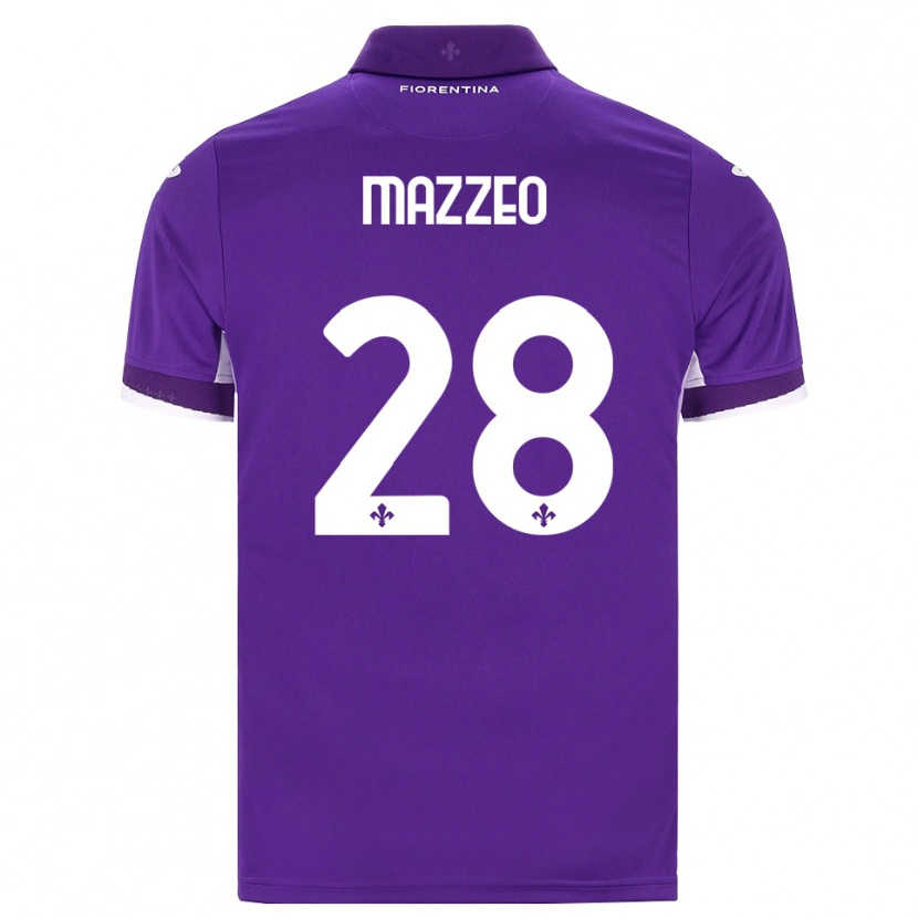 Danxen Herren Brando Mazzeo #28 Lila Weiß Pink Heimtrikot Trikot 2026/27 T-Shirt Österreich