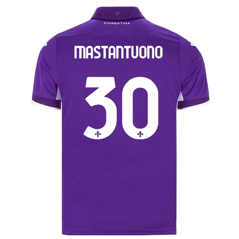 Danxen Herren Franco Mastantuono #30 Lila Weiß Pink Heimtrikot Trikot 2026/27 T-Shirt Österreich
