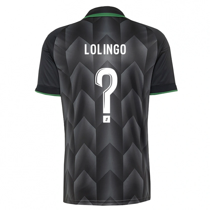 Danxen Herren David Lolingo #0 Schwarzgrün Auswärtstrikot Trikot 2026/27 T-Shirt Österreich