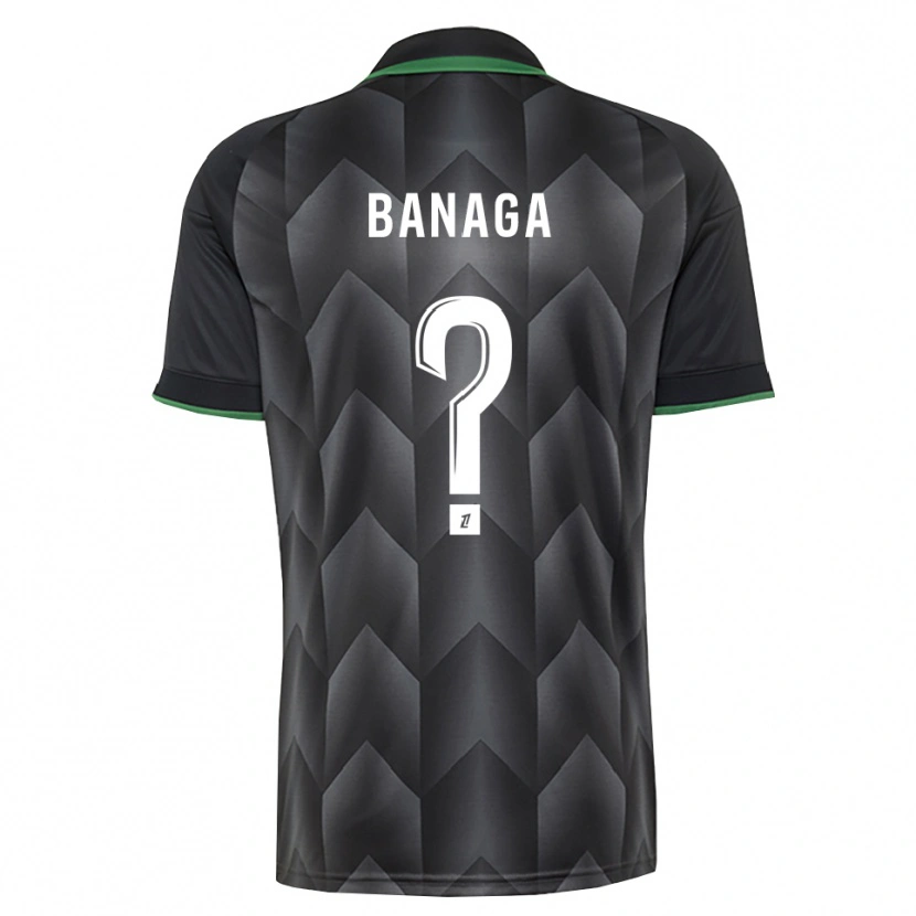 Danxen Herren Mathéssendé Baud Banaga #0 Schwarzgrün Auswärtstrikot Trikot 2026/27 T-Shirt Österreich