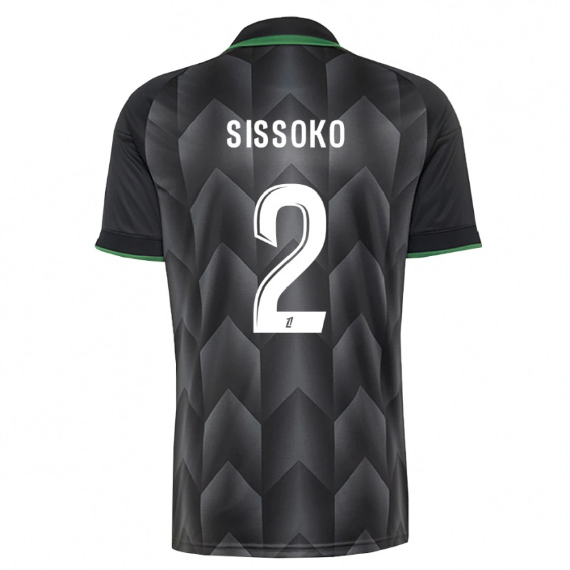 Danxen Herren Mustapha Sissoko #2 Schwarzgrün Auswärtstrikot Trikot 2026/27 T-Shirt Österreich
