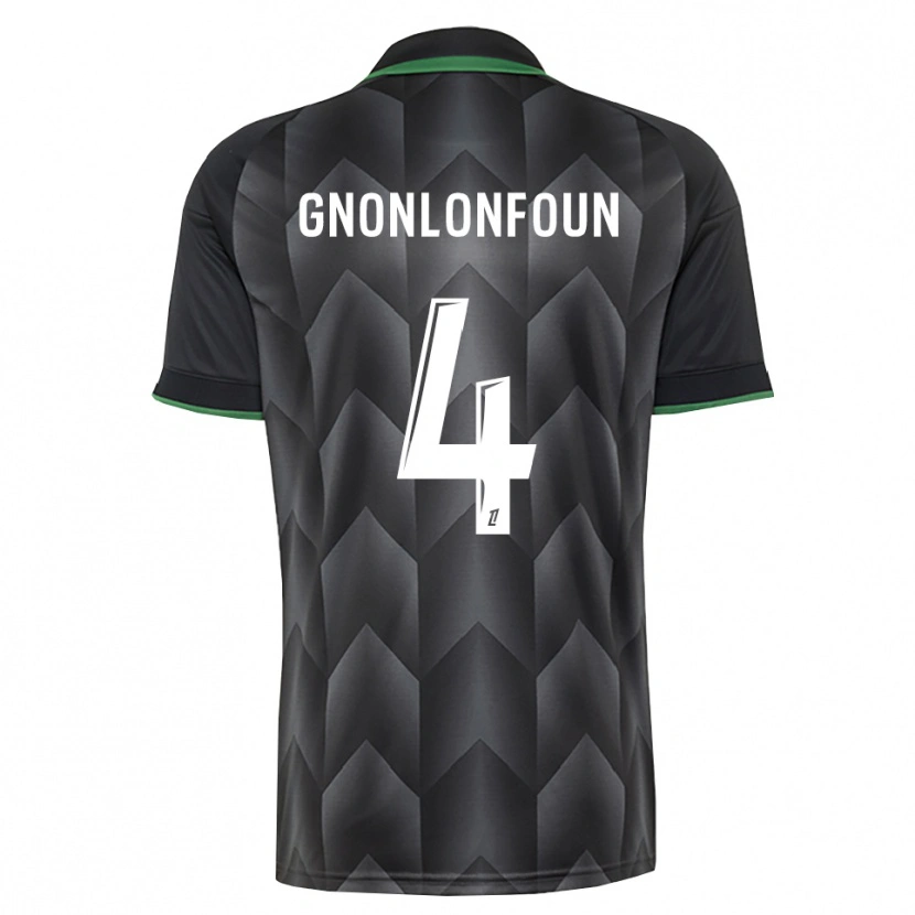 Danxen Herren Madi Gnonlonfoun #4 Schwarzgrün Auswärtstrikot Trikot 2026/27 T-Shirt Österreich