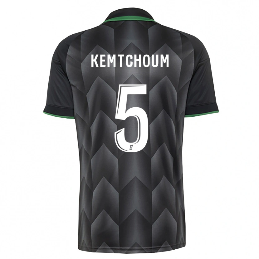 Danxen Herren Noé Kemtchoum #5 Schwarzgrün Auswärtstrikot Trikot 2026/27 T-Shirt Österreich