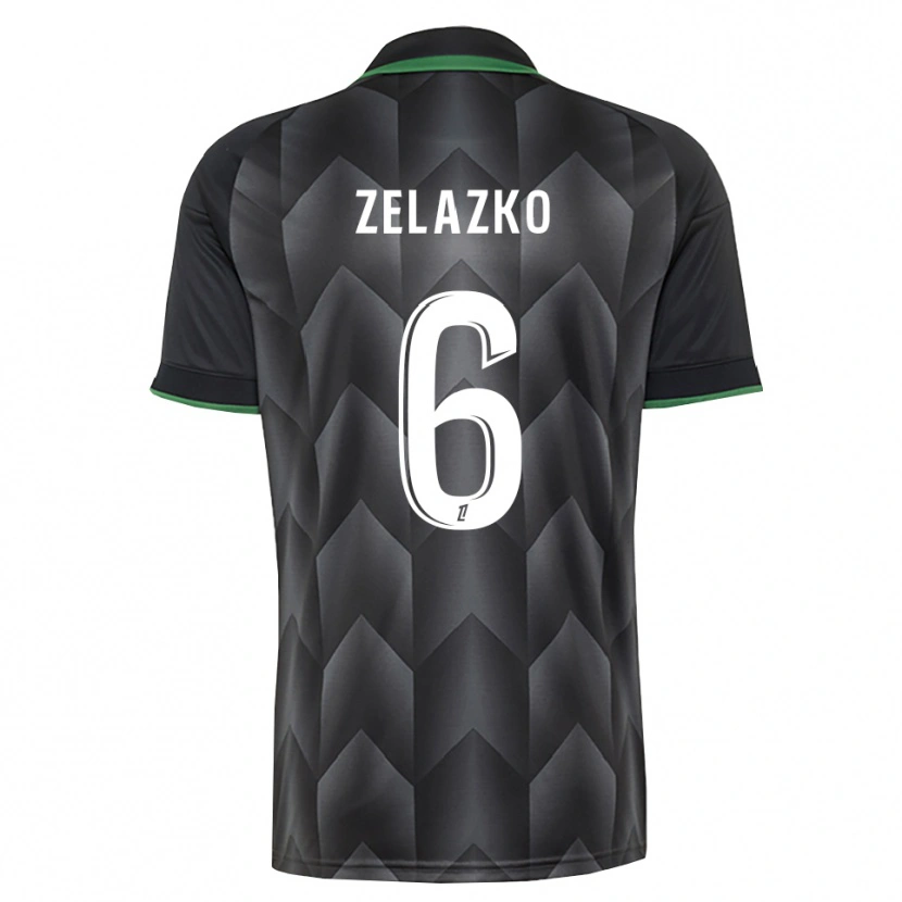 Danxen Herren Robin Zelazko #6 Schwarzgrün Auswärtstrikot Trikot 2026/27 T-Shirt Österreich