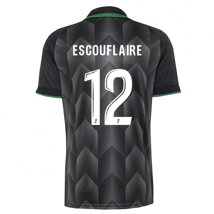 Danxen Herren Mattéo Escouflaire #12 Schwarzgrün Auswärtstrikot Trikot 2026/27 T-Shirt Österreich