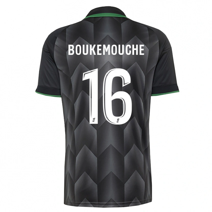 Danxen Herren Amine Boukemouche #16 Schwarzgrün Auswärtstrikot Trikot 2026/27 T-Shirt Österreich